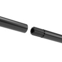 umbra kit tringle a rideau noir mat metal zen