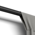 umbra kit tringle a rideau noir mat metal zen