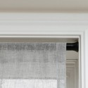 umbra chroma tringle a rideaux entre murs sans percage metal noir