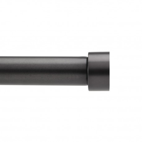 tringle a rideaux extensible moderne metal noir umbra cappa