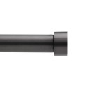 tringle a rideaux extensible moderne metal noir umbra cappa