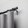 tringle a rideaux extensible moderne metal noir umbra cappa