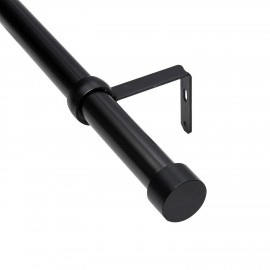 tringle a rideaux extensible moderne metal noir umbra cappa