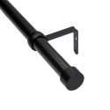 tringle a rideaux extensible moderne metal noir umbra cappa