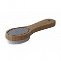 Brosse pierre ponce pour les pieds en bambou