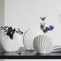 nordal vase coquillage coquille blanche metal aluminium kapitii