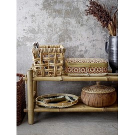 bloomingville cache pot vertical noir terre cuite  artisanal original