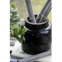 pot en terre cuite emaille noir rustique ib laursen