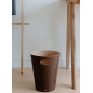 corbeille a papier en bois marron umbra woodrow 082780-213
