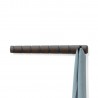 portemanteau mural design contemporain noyer fonce umbra flip 8 pateres