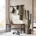 portemanteau mural design contemporain noyer fonce umbra flip 8 pateres