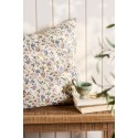 housse de coussin coton imprime fleurs mauve ib laursen