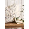 housse de coussin coton imprime fleurs mauve ib laursen