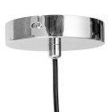 suspension en verre gris texture ronde chic bloomingville adar