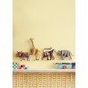 decoration murale girafe carton studio roof