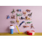 decoration murale girafe carton studio roof