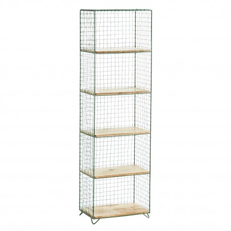 etagere a poser grillagee vert 5 tablettes madam stoltz