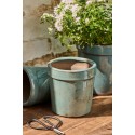 petit cache pot bleu vieilli ceramique ib laursen marina