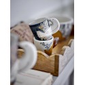 set de 2 tasses a espresso gres peint oiseaux bloomingville hezha