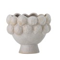 cache pot gres organique gris bloomingville poldor