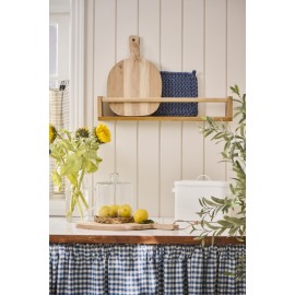 etagere murale cuisine barre suspension bois blanc ib laursen