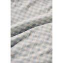 nappe carree coton vichy petits carreaux bleu clair ib laursen