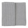nappe coton fines rayures bleu fonce 150 x 150 cm ib laursen