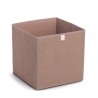 Panier rangement cube textile Zeller
