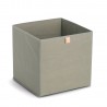 Panier cubique rangement textile Zeller