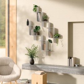 Etagère murale acier modulable Umbra Montage set de 2