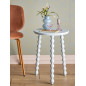 table d appoint ronde bois bleu clair bloomingville salino