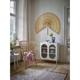 table d appoint ronde bois bleu clair bloomingville salino