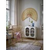 table d appoint ronde bois bleu clair bloomingville salino