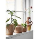 cache pot gres rustique artisanal rose corail madam stoltz