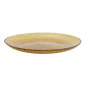 assiette en verre bulle orange ambre madam stoltz
