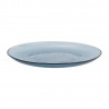 assiette verre bulle bleu madam stoltz
