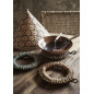 assiette plate artisanale gres marron madam stoltz