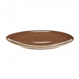 petite assiette gres marron artisanal madam stoltz