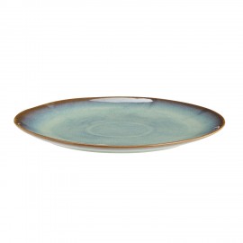 Assiette plate artisanale grès Madam Stoltz