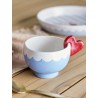 tasse peinte anse coeur rouge gateau au fond bloomingville lively