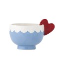 tasse peinte anse coeur rouge gateau au fond bloomingville lively