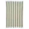 plaid laine raye vert klippan gotland vertical