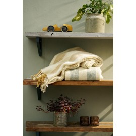 Plaid laine rayé Klippan Gotland Vertical