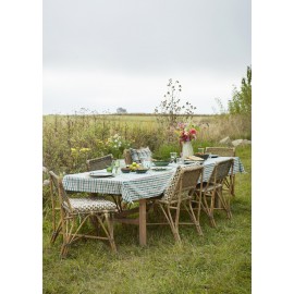 nappe carreaux coton vert madam stoltz