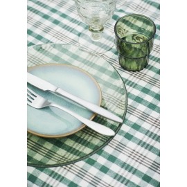 nappe carreaux coton vert madam stoltz