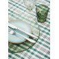 nappe carreaux coton vert madam stoltz