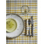 nappe coton carreaux jaune madam stoltz