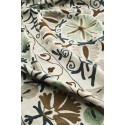 plaid brode coton motif persan floral vert madam stoltz suzani