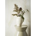 bout de canapé tabouret graphique metal emaille gris madam stoltz