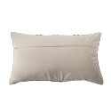 coussin canape salon brode colore rose floral bloomingville chieri